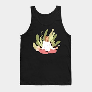 Yoga and Meditation in nature Tank Top